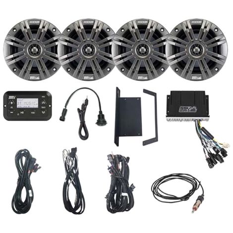 Arctic Cat SSV Works Roof Stereo with Kicker Speakers - 2012-2018 Wildcat