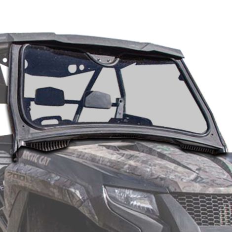 Arctic Cat Fixed Glass Windshield - 2015-2017 Prowler