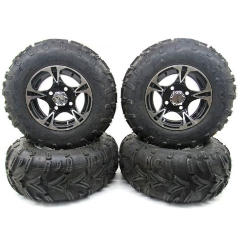 Arctic Cat Duro Kaden Tires & Black Magic Wheels - 25x8R12 & 25x10R12