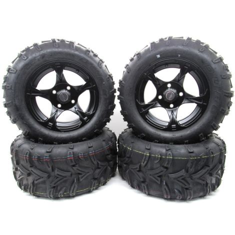 Arctic Cat Duro Kaden Tires & Black Wheels - 26x9R14 & 26x11R14