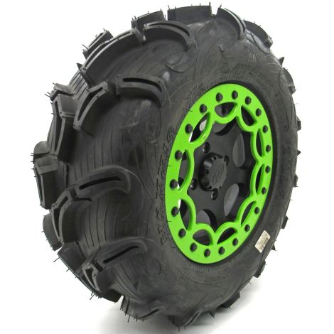 Arctic Cat Maxxis Zilla Tire & Green Wheel - 28x11R14 RH Rear