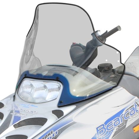 Arctic Cat Clear High Windshield with Mirror Holes - 2000-2008 Z ZL ZR BC