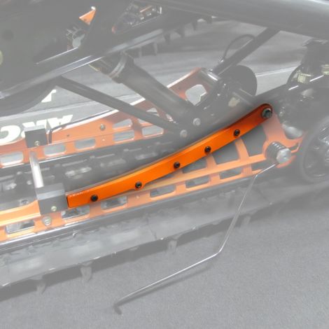 Arctic Cat Rail Brace (Brace Only) - Orange - 2012-2015 XF M 141-153-162 inch