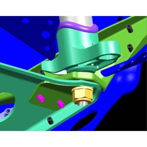 Arctic Cat Reinforced Steering Post Mounting Bracket Upgrade Kit - 2012-2014 ZR F XF M