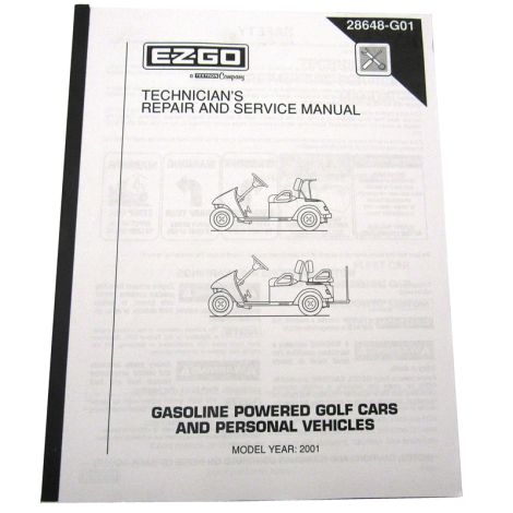 E-Z-GO MAN REP/SVC 2001 800/1200/280 (SEE T