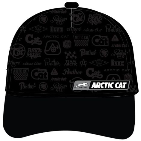 Arctic Cat Legacy Logo Tec Hat - Black & Gray
