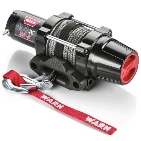 Arctic Cat WARN 3500-lb VRX Winch Kit w/ Synthetic Rope - 2014-2025 Wildcat XX, Trail, Sport