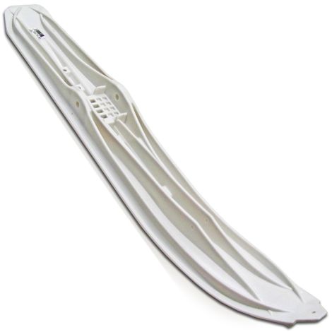 Arctic Cat White 6 inch Saddleless Plastic Ski 7/8 inch Keel - Tucker Hibbert Edition