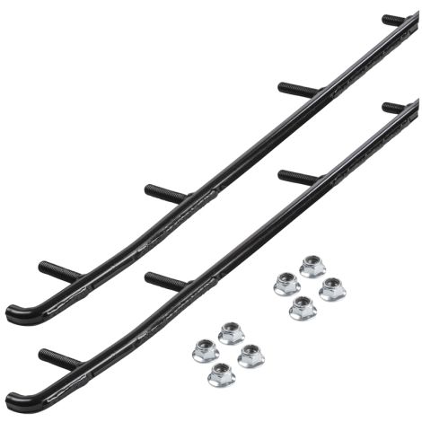 Arctic Cat 4 inch Carbide Wearbar (Pair) - ZR Style & Parabolic Plastic Skis