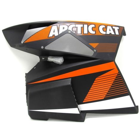 Arctic Cat LH Side Panel - Black - 2013 XF 1100 Turbo Cross-Tour