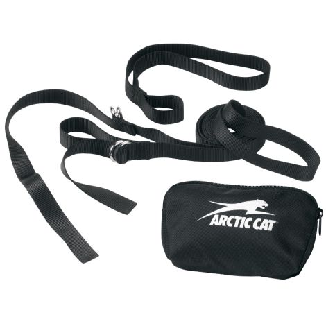 Arctic Cat Snowmobile Tow Strap with Storage Pouch