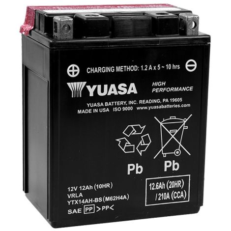 Yuasa AGM Battery - YTX14AH-BS