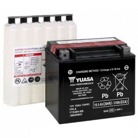 Yuasa AGM Battery - YTX20H-BS