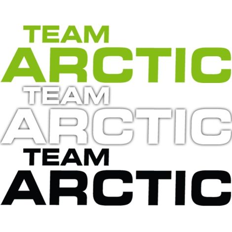 Arctic Cat Team Arctic Decal - Lime, White, or Black