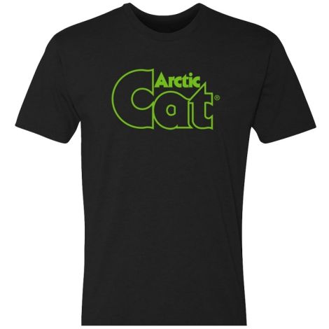 Arctic Cat Men's Retro Logo T-Shirt - Black & Green