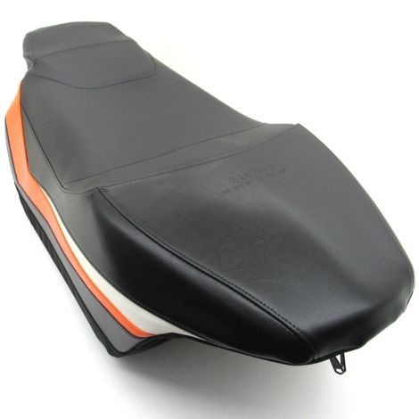Arctic Cat Non-Adjustable Seat - Black, Orange, & White - 2010-2019 F Z1 Lynx