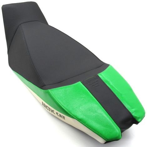 Arctic Cat ProCross Seat - Black, Green, & White - 2012-2017 F M XF ZR