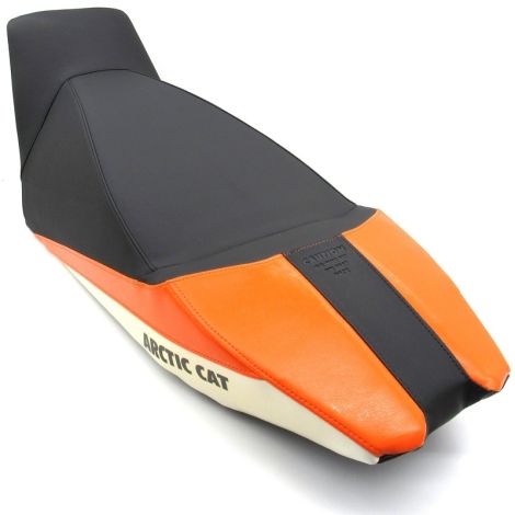 Arctic Cat ProCross Seat - Black, Orange, & White - 2012-2017 F M XF ZR