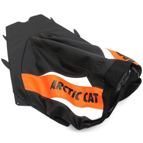 Arctic Cat Mountain Seat Cover - Black, White, & Orange - 2012-2017 Models