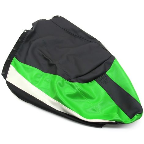 Arctic Cat Seat Cover - Black, White, & Green - 2013 Sno Pro 600 CC