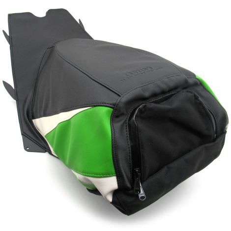 Arctic Cat Mountain Seat - Black, Green, & White - 2012-2017 Models