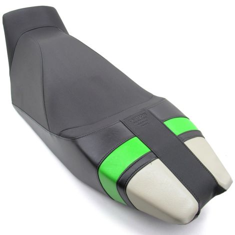 Arctic Cat ProCross Seat - Black, White, & Green - 2012-2017 F M XF ZR