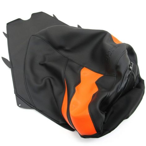 Arctic Cat Mountain Seat Cover - Black & Orange - 2012-2017 Models