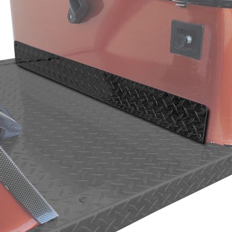 E-Z-GO Black Diamond Plate Kick Plate - 1982-2025 Models