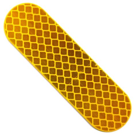 E-Z-GO REFLEX REFLECTOR, AMBER, FRONT