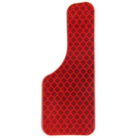 E-Z-GO REAR REFLECTOR DECAL RED, LH