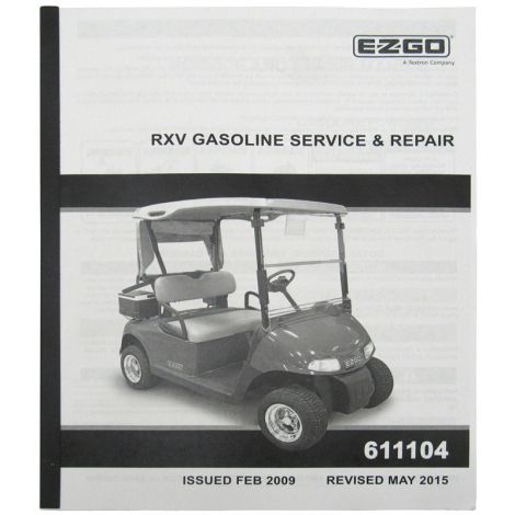 E-Z-GO SVC MAN,RXV-GAS,MFR AFTR 3/16/09
