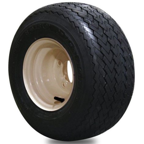 E-Z-GO 18x8.5-8 Hole-N-One Tire with Tan 8-inch Wheel