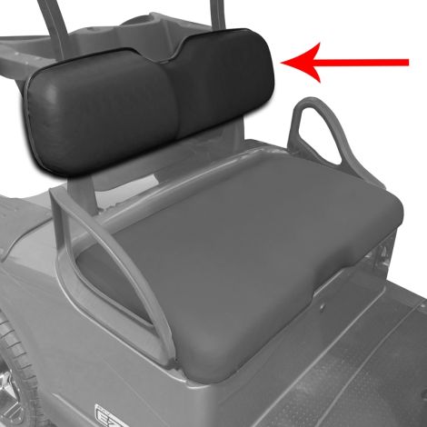 E-Z-GO Seat Back Assembly - Black - 2008-2015 RXV