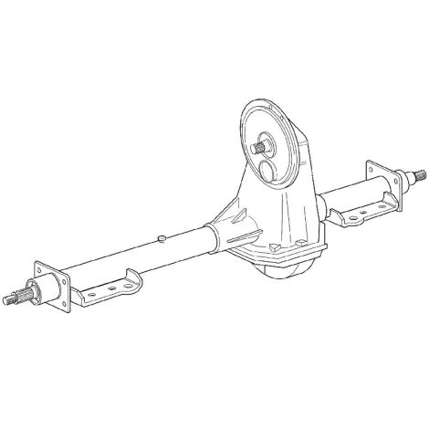 E-Z-GO Schafer 14.76:1 Rear Axle Assembly with Limited Slip - 2012-2020 Electric Models
