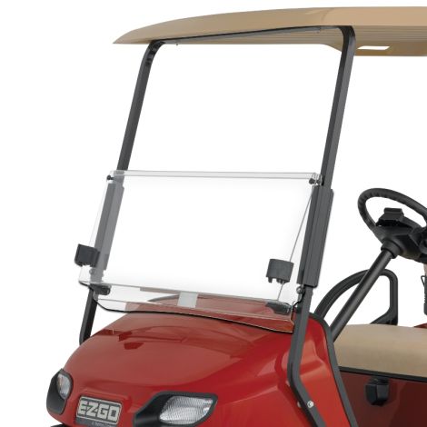 E-Z-GO Clear Split Windshield Kit - 2014-2022 TXT with 54 inch Top