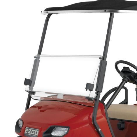E-Z-GO Clear Split Windshield Kit - 2014-2022 TXT with 80 inch Top
