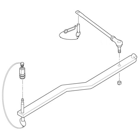 E-Z-GO Tow Bar Kit - 2014-2022 TXT