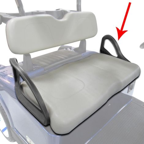 E-Z-GO Seat Bottom Assembly - Gray - 2008-2025 RXV
