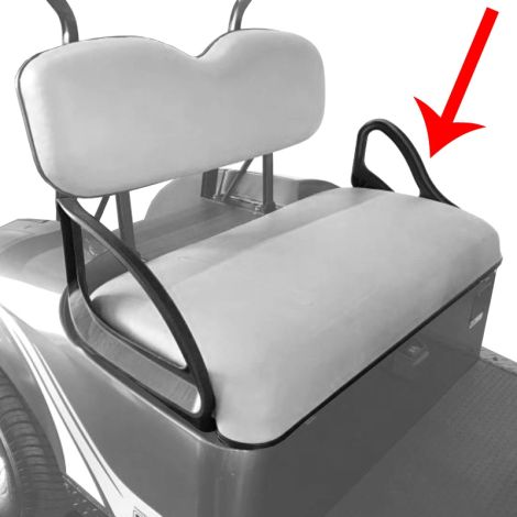 E-Z-GO Seat Bottom Assembly - Gray - 1994-2025 Express Medalist TXT