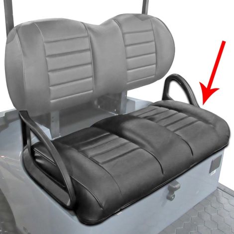 E-Z-GO Premium Seat Bottom Assembly - Black - 1994-2025 Express Medalist TXT