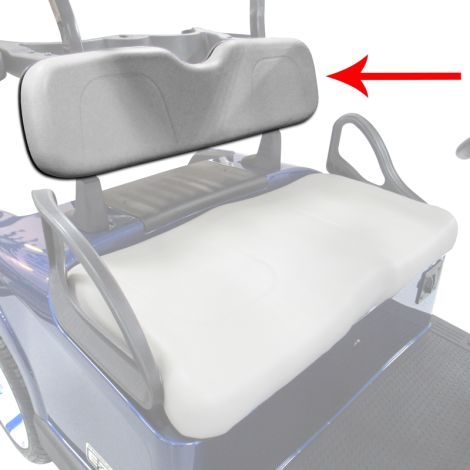 E-Z-GO Seat Back Cover & Foam - Gray - 2016-2025 RXV
