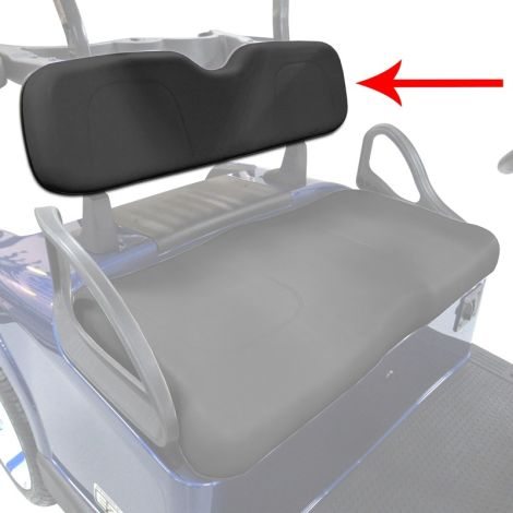 E-Z-GO Seat Back Cover & Foam - Black - 2016-2025 RXV