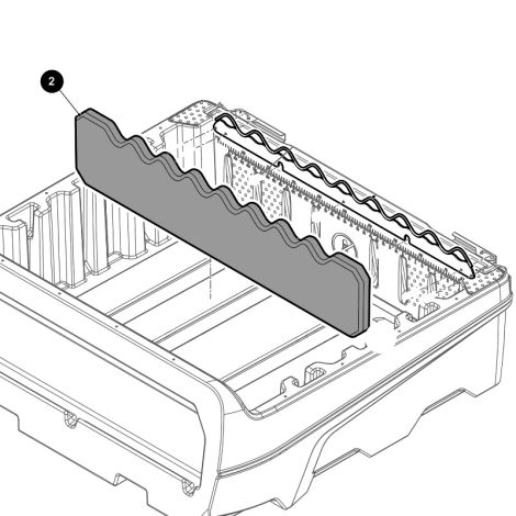 Cushman Divider for Plastic Bed - 2016-2025 Hauler