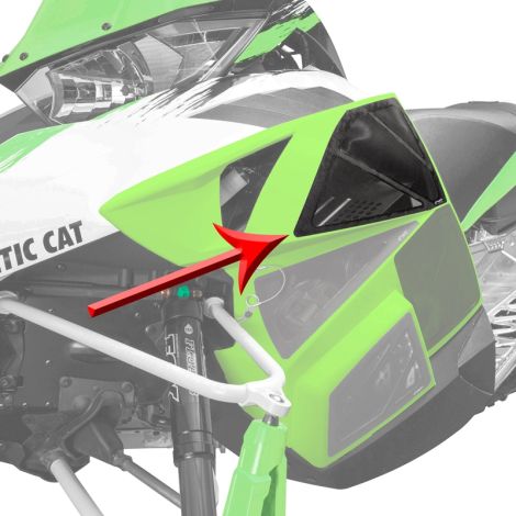 Arctic Cat Vented Side Panel Mesh Screen - 2012-2018 ZR F XF M