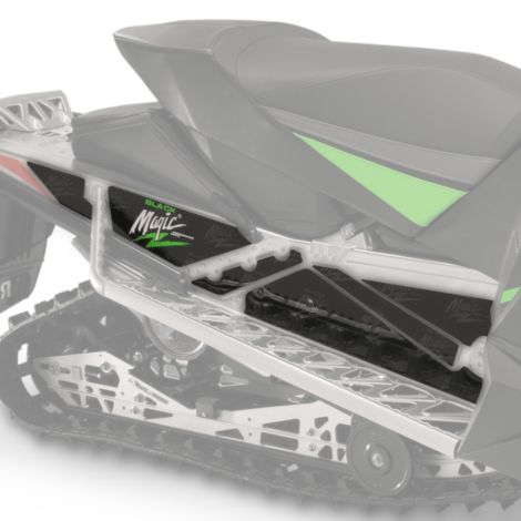 Arctic Cat Tunnel Decal Kit - Black Magic - 2012-2018 ZR F XF M
