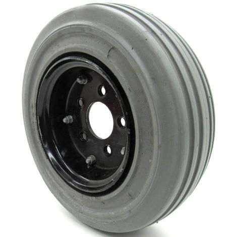 Cushman 4.00-8 Solid Non-Marking Tire & Wheel - 2017-2025 Tug