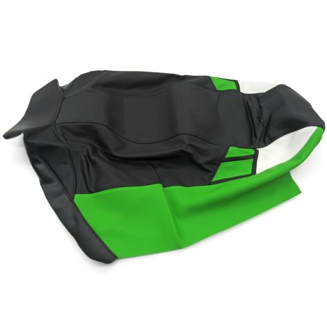 Arctic Cat Mountain Seat Cover - Black, White, & Green - 2012-2017 Models