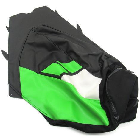 Arctic Cat Mountain Seat Cover - Black, White, & Green - 2012-2017 Models