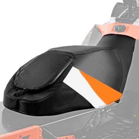 Arctic Cat ProClimb Short Tank Seat Cover - Orange, White, & Black
