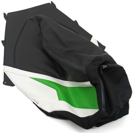Arctic Cat Mountain Seat Cover - Black, White, & Green - 2018-2024 M